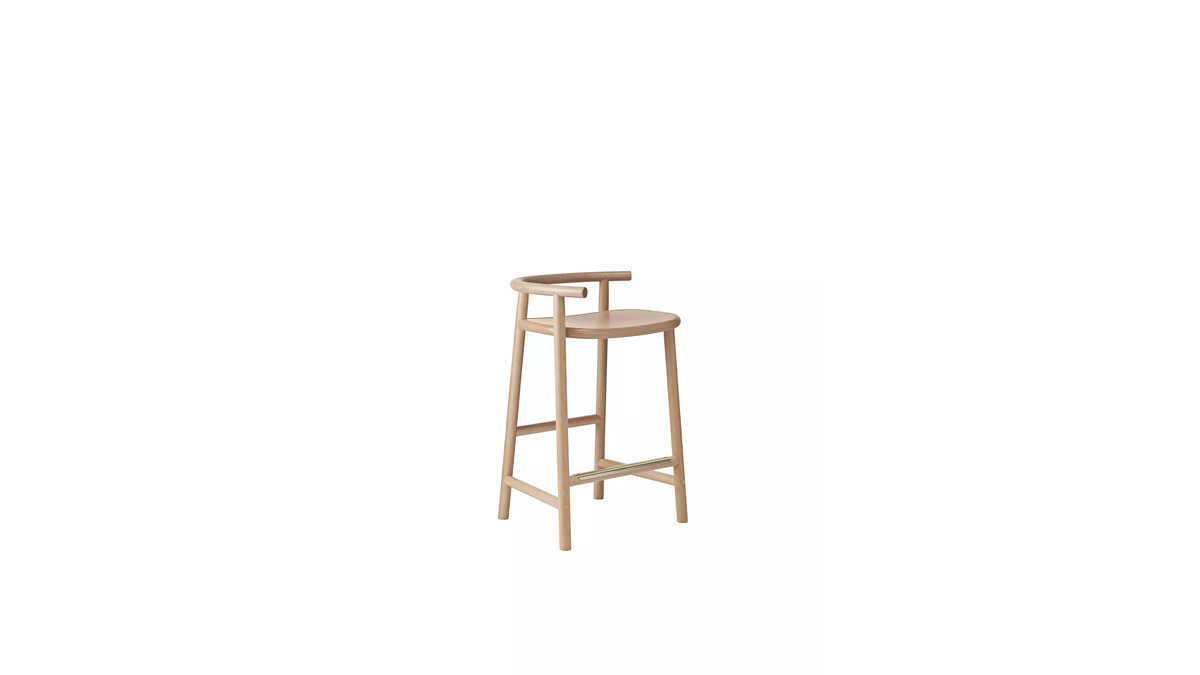 Single Curve Counter Stool