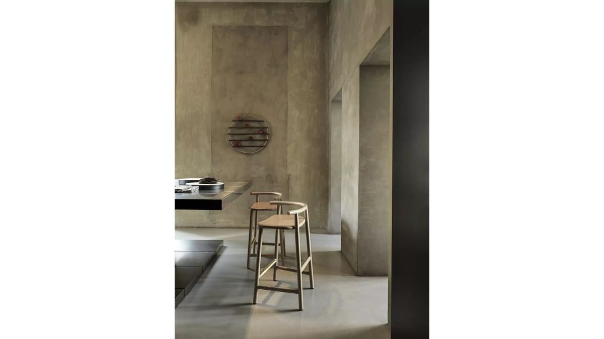 Single Curve Counter Stool - immagine 4