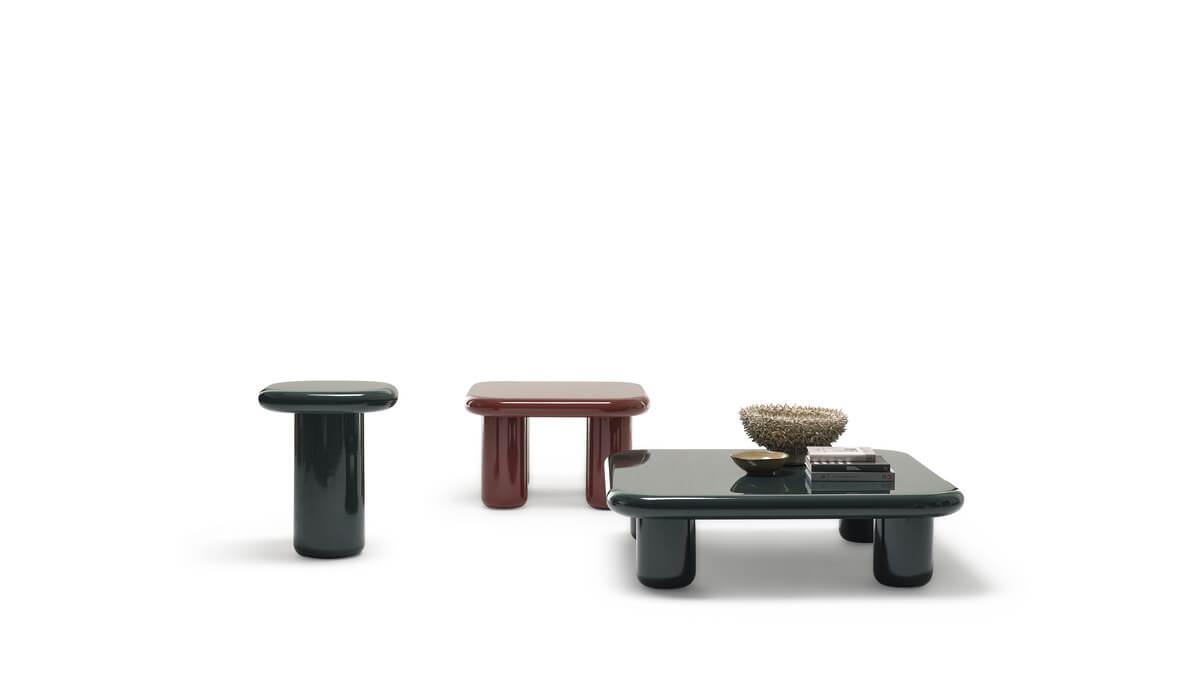 Bilbao Tavolino L. 150 cm Rosso Porpora