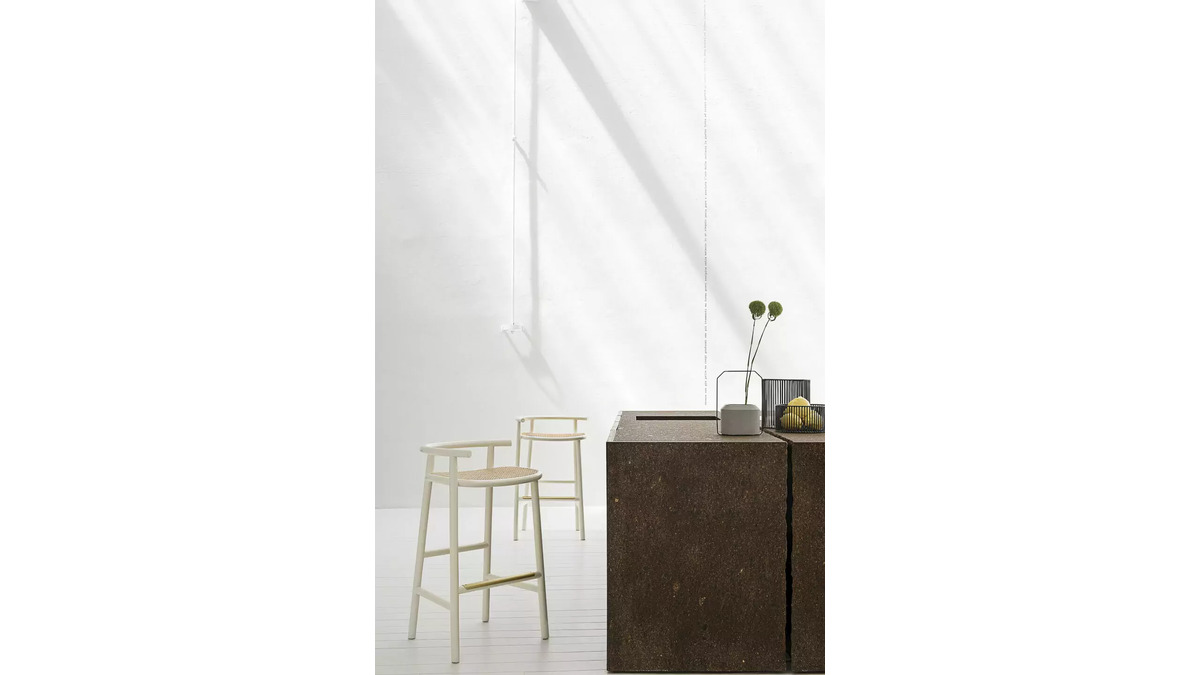 Single Curve Counter Stool - immagine 3